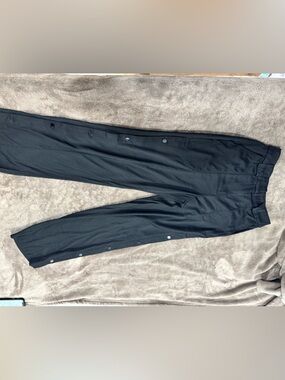 Cult Gaia black snap side pants